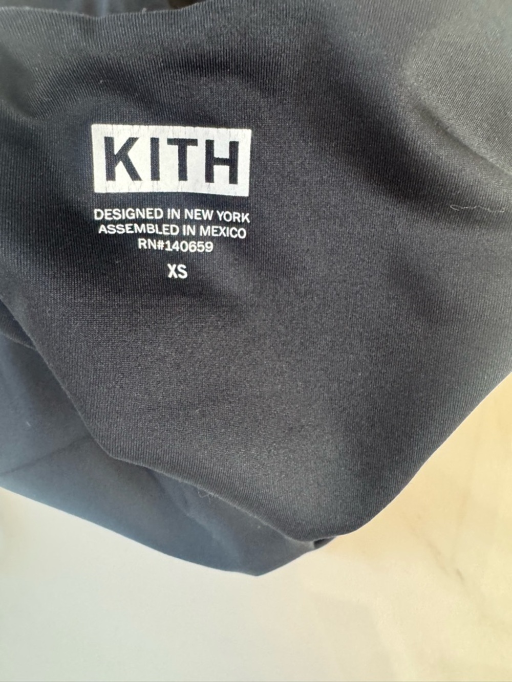 Kith Black One Piece Swimsuit Bodysuit XS Minimal Luxury - Picture 4 of 4